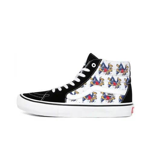 Vans SK8 Skateboard Shoes Unisex High-Top Black/White