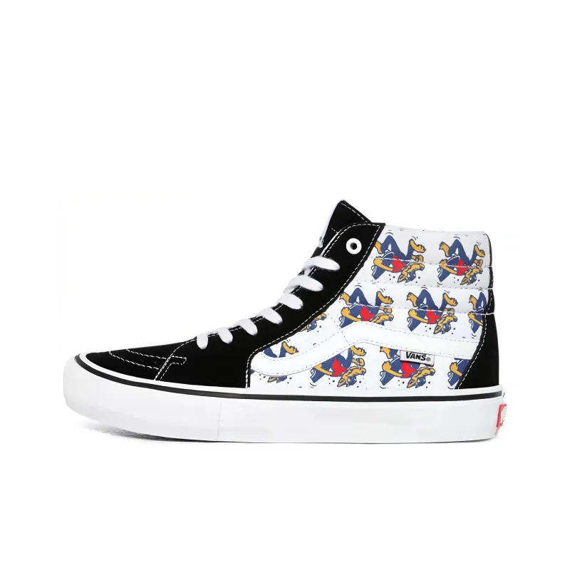 Vans Skate Wolf SK8 Hi Pro 'Black White'-0
