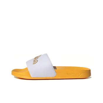 Adidas Adilette Slide 'White Gold Metallic' Women's