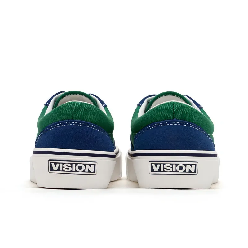 Vision Street Wear Trainers Plus Anti Slip And Wear Resistant Lightweight Low Top Skateboard Shoes Unisex Turquoise-4