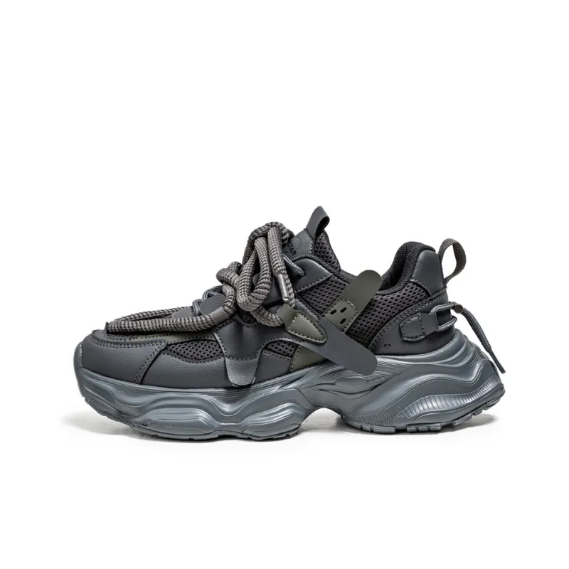 Grumpy Ram Anti-Slip Wear-Resistant Breathable Height Increasing Low-Top Chunky Sneakers Men's-7