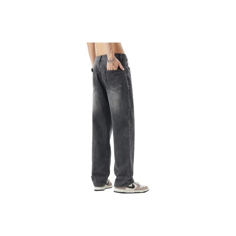 ALEXANDRO FRATELLI Jeans Men's Black Gray Color-1