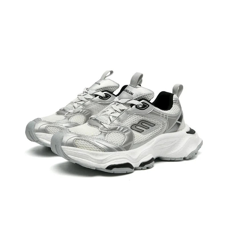 BANGNEY Anti Slip And Wear Resistant Breathable Low Top Chunky Sneakers Men's-7