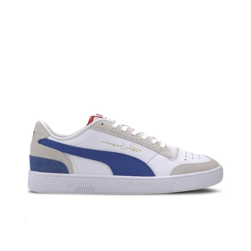 PUMA Ralph Sampson Lo Vintage White Dazzling Blue-1