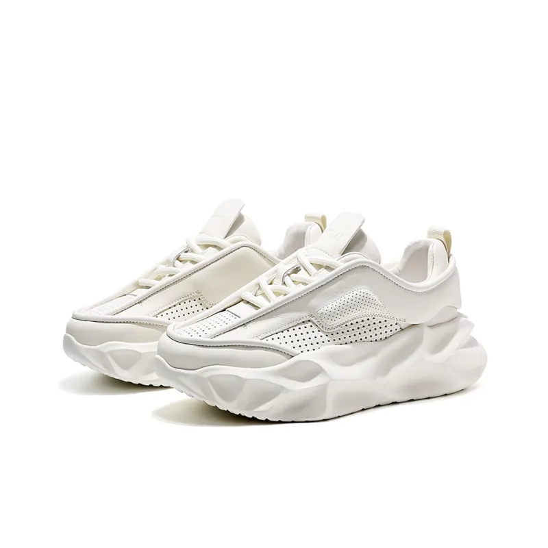 MOERBAI Casual Shoes Unisex Low Top White/Gray/Green/Orange/Black-3