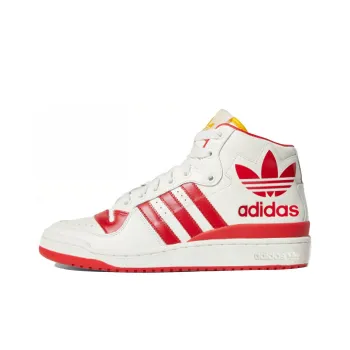 Adidas Originals FORUM Mid Rs Xl High Top Skateboard Shoes Men's Beige White Red