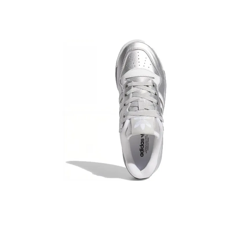 Adidas Rivalry Low Silver Metallic Women's-3