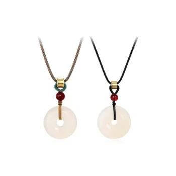 Chongqing Gold Store Chalcedony Jade Pendants Unisex