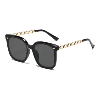 PRETTYALLUSION Oval Sunglasses Women's