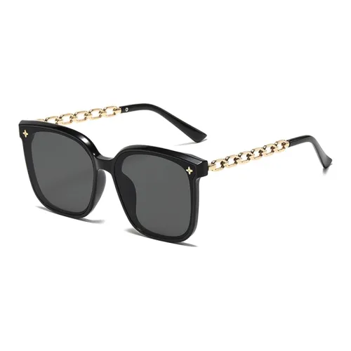 PRETTYALLUSION Oval Sunglasses Women's