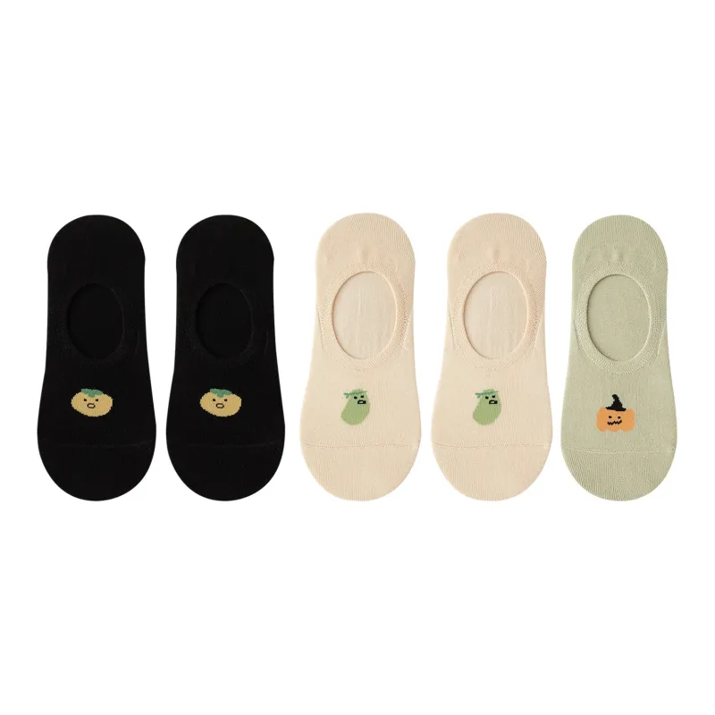 XXLLG Spring Fall No Show Socks Women's 5 Pack-5