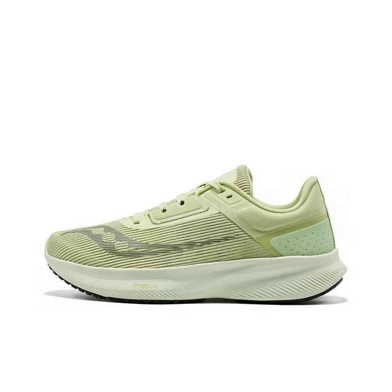 Saucony Vessel Cushioned Slip Resistant Breathable Low Top Marathon Running Shoes Men's Green-0