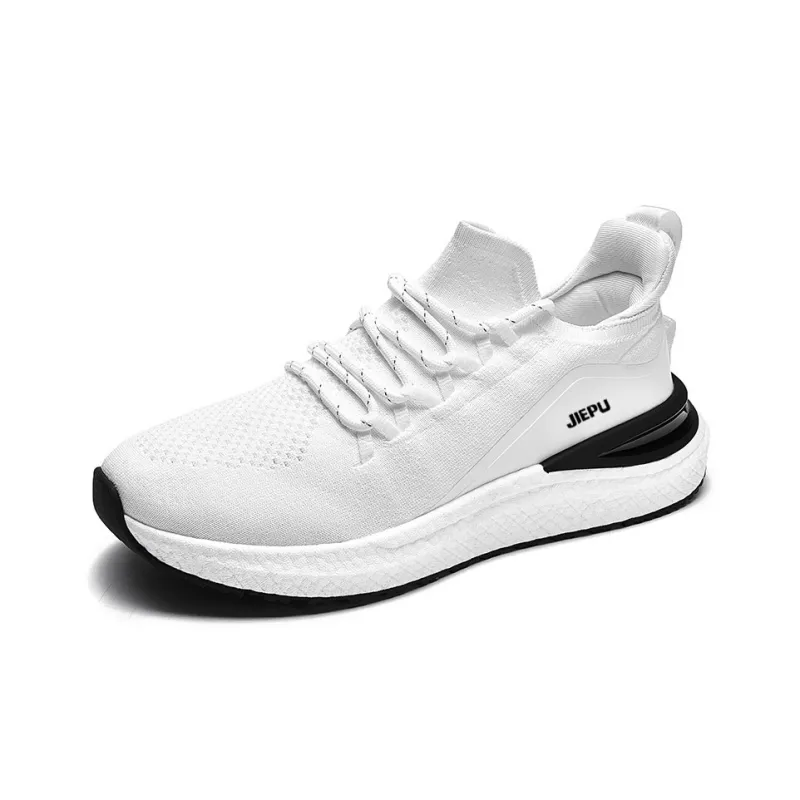 JIEPU Cushioned Wear Resistant Breathable Balanced Lightweight Low Top Running Shoes Unisex-1