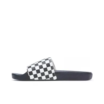 Slide On Vans 'Checkerboard White Black'