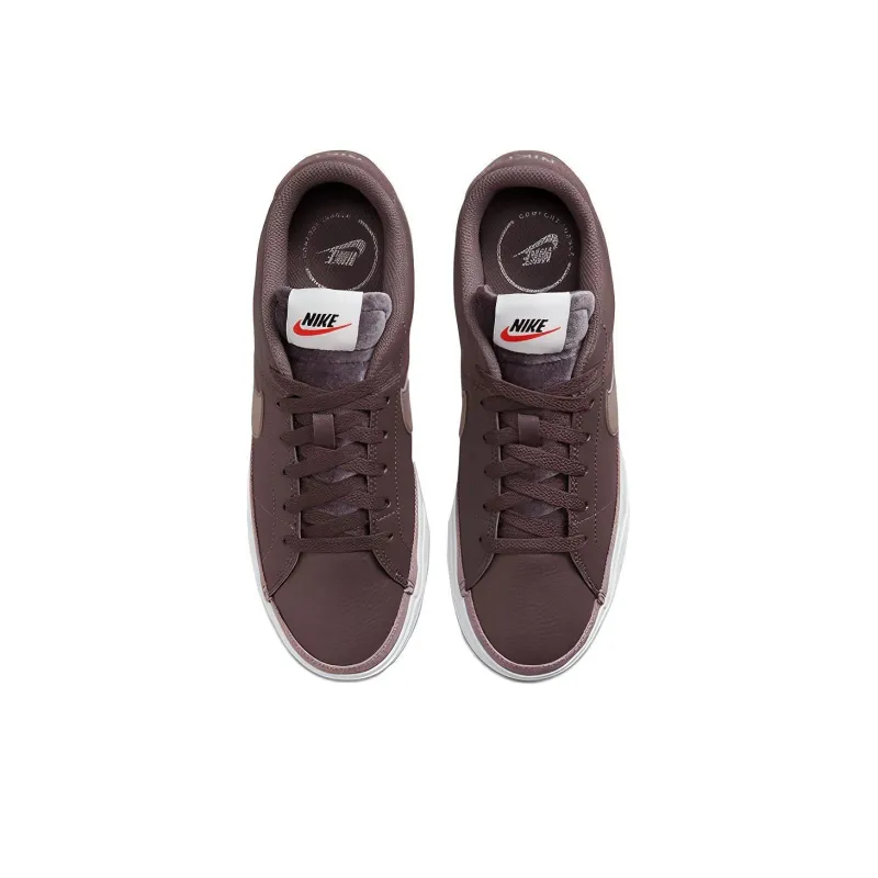 Nike Court Legacy Anti-Slip And Wear-Resistant Lightweight Low-Top Skateboard Shoes GS Brown-3