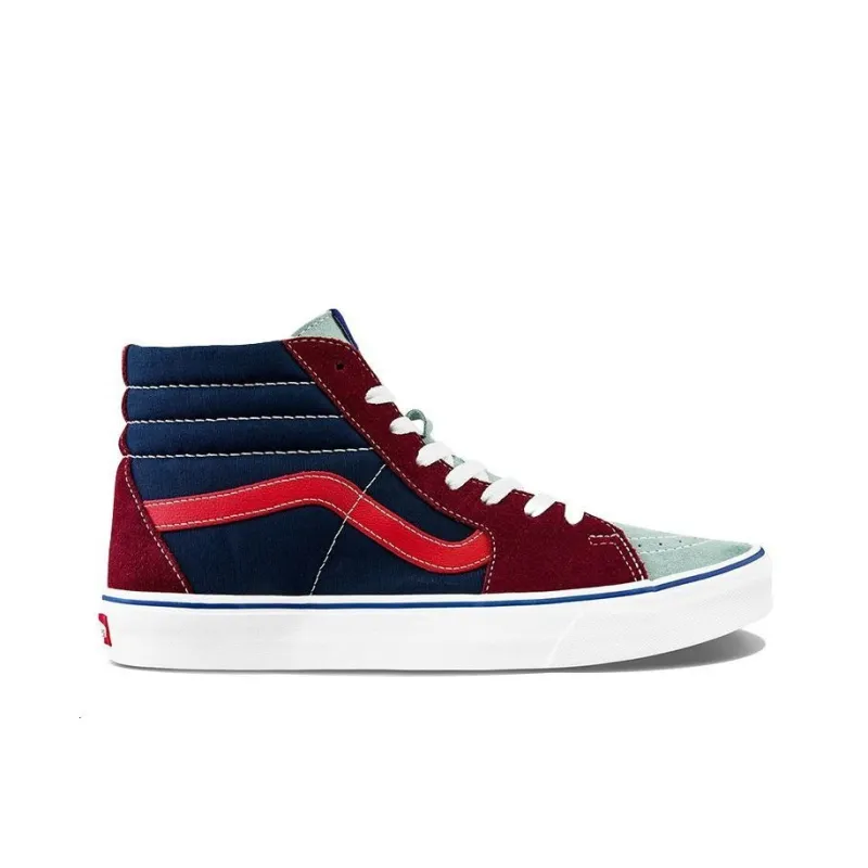 Vans SK8 HI MIX & MATCH Multi 'Red Blue' Women's-1