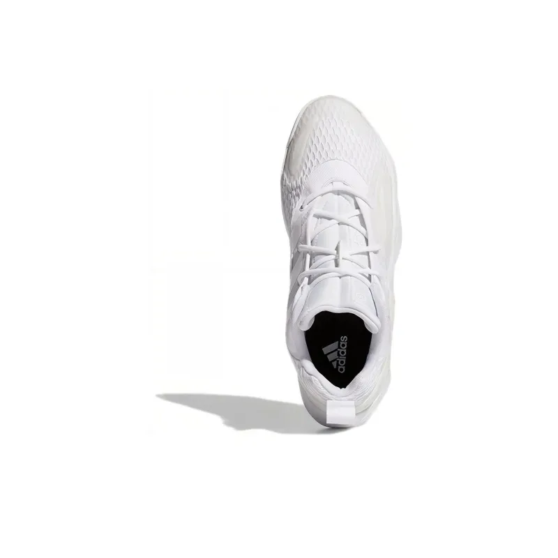 Adidas Exhibit A Basketball Shoes 'Triple White'-4