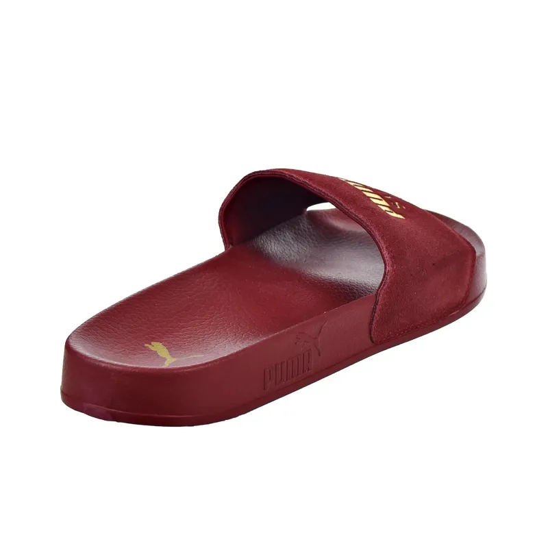 PUMA Leadcat 2.0 Suede Slides 'Red Gold'-2