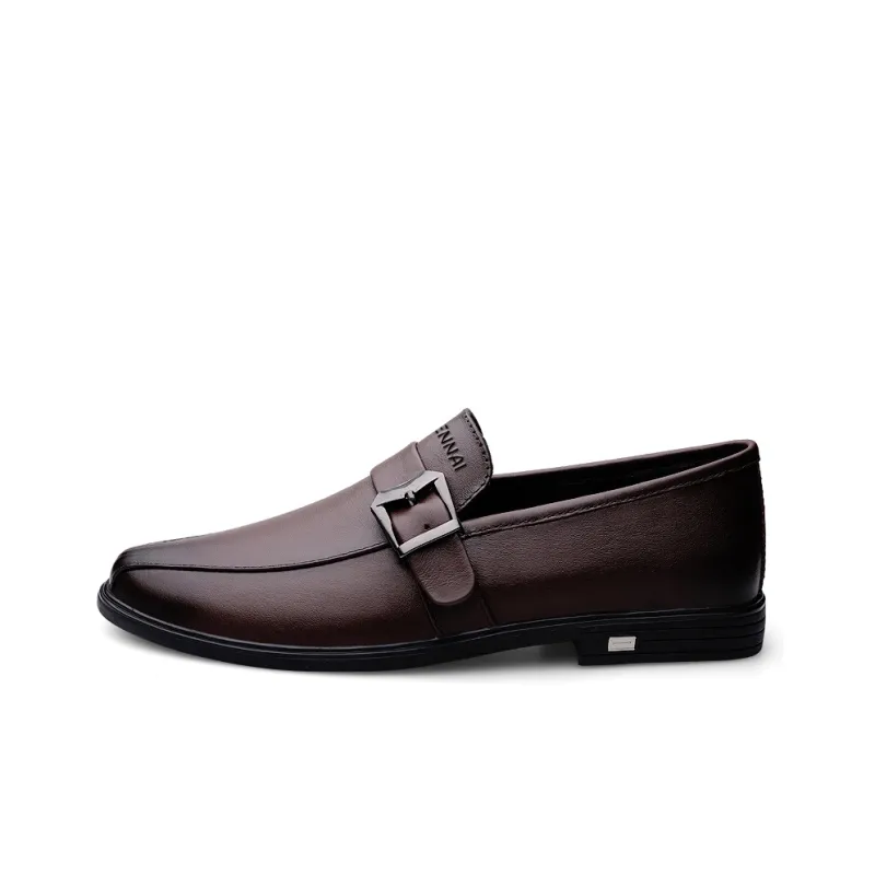 Wen Nai Casual Shoes Men's Brown-0