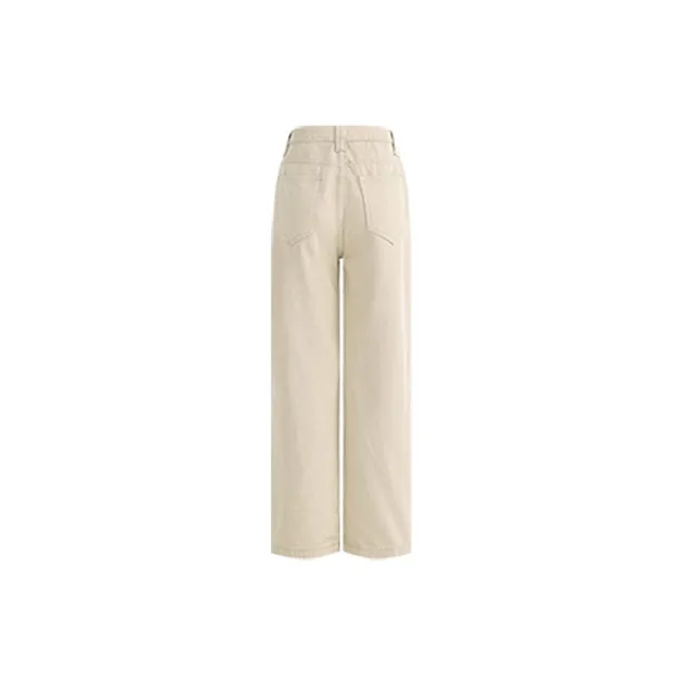 Concubine Zhu Jeans Women's Iridescent Apricot-1