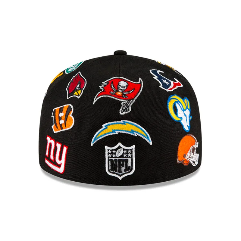 New Era Polyester Baseball Caps Unisex Black-3