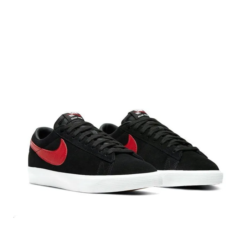 Nike Sb Zoom Blazer Low Gt Black University Red-3