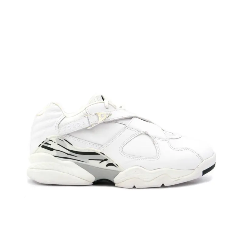 Jordan 8 Retro Low White Metallic Silver-1
