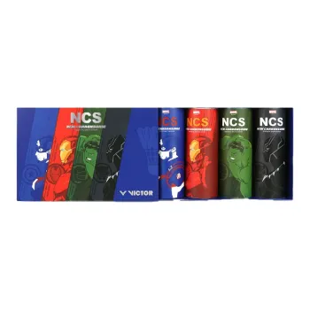 VICTOR Marvel New Carbon Sound Ball Synthetic Shuttlecock 3 Pack Faux Fur Shuttlecocks