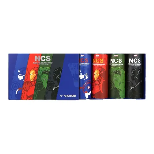 VICTOR Marvel-New Carbon Sound Ball Synthetic Shuttlecock 3 Pack Faux Fur Shuttlecocks