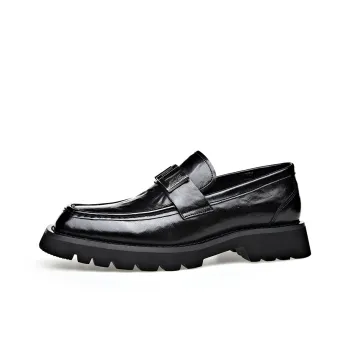Romon Men's Casual Shoes Men Low Top Black/Brown