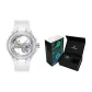 HBR986-White Case White Strap