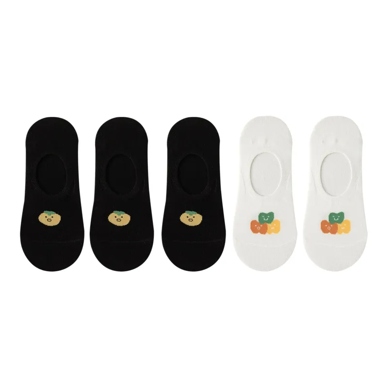 XXLLG Spring Fall No Show Socks Women's 5 Pack-9