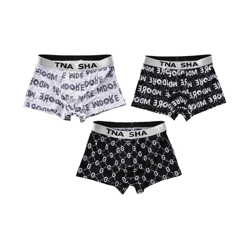 PLANDOO Underpants Men's 3 Pack-8