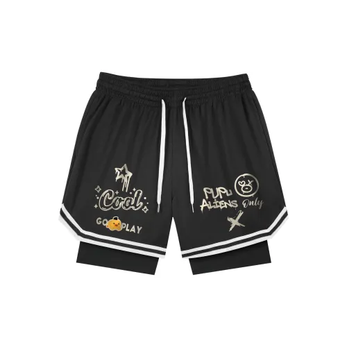 PUPU ALIENS Basketball Shorts Unisex