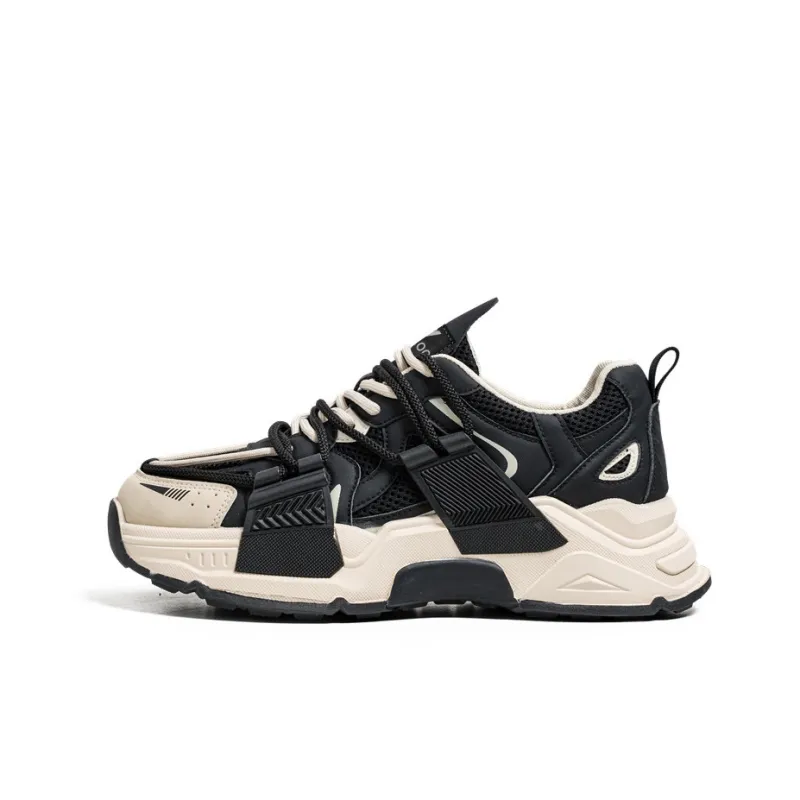 Yalu Cushioning, Wear Resistant Low Top Chunky Sneakers Men's-8