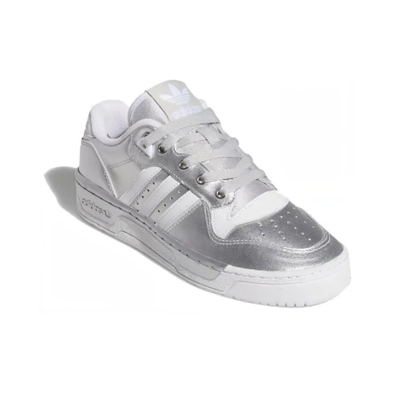 Adidas Rivalry Low Silver Metallic Women's-1