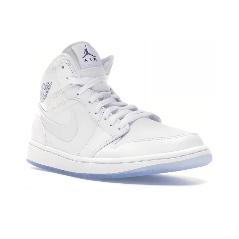 Jordan 1 Mid Pure White-2