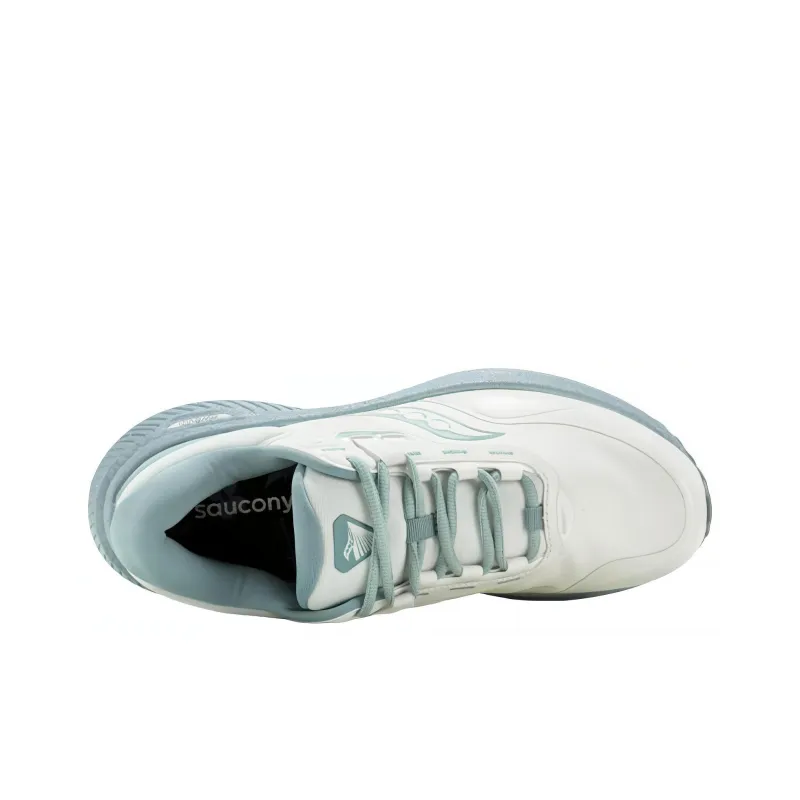 Saucony Surge 1 Cushioned Slip-Resistant Low-Top Long Distance Running Running Shoes Unisex White Blue-2