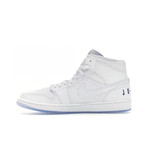 Jordan 1 Mid Pure White