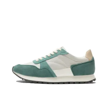 ZARA Low-Top Casual Shoes Men's White Green