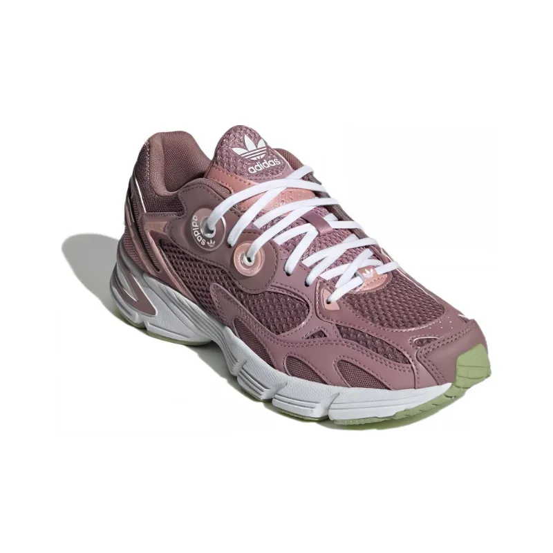 Adidas Originals Astir Anti-Slip Wear-Resistant Low-Top Casual Shoes Unisex Purple Pink-2