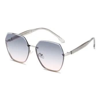 PRETTYALLUSION Irregular Shape Sunglasses Women's