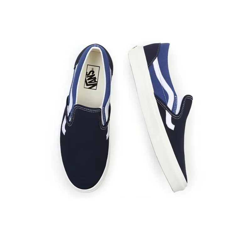 Vans Classic Slip On 'Sidestripe Navy'-3