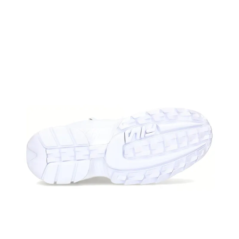 FILA D Formation Abrasion Resistant Low Top Chunky Sneakers Men's White-3