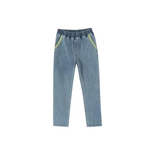 Han Chao attacked people Jeans Women's Medium Blue