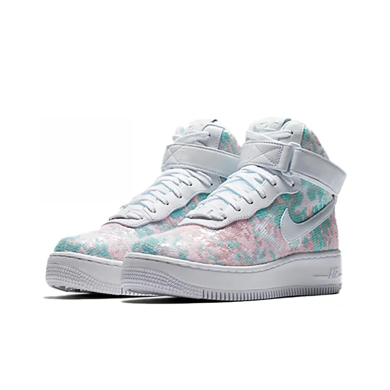 Nike Air Force 1 Upstep High Glass Slipper Women's-2