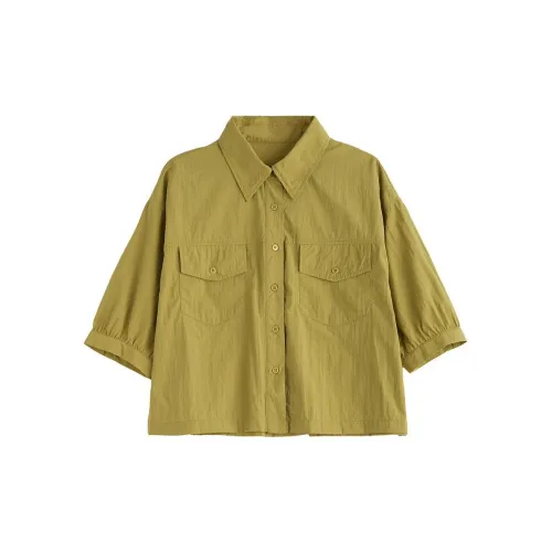 Dme Shirts Women's Mustard Green