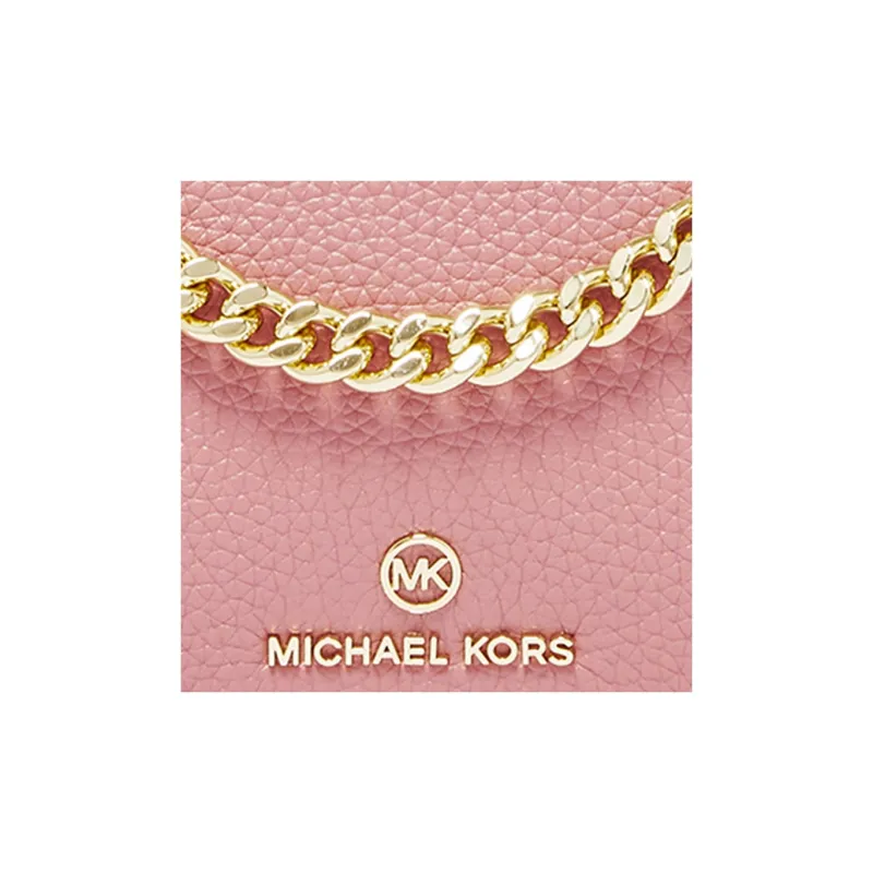 MICHAEL KORS Leather Dumpling Bag Shoulder Bag Small Size Women's Rose Pink-3
