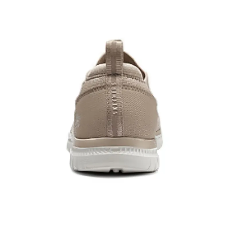 Skechers Cushioning Abrasion Resistant Breathable Low Top Running Shoes Women's Taupe-2
