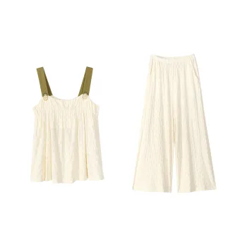 XUANZHITING Pajama Set Women's Light Apricot